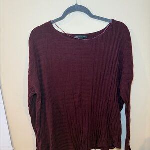 INC International Concepts Rich Burgundy Hoodie